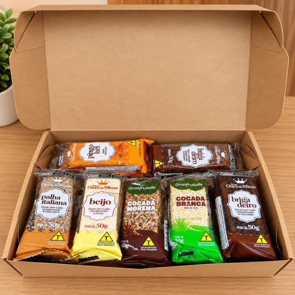 KIT DE  DOCES OURO DE MINAS COM 14UND VARIADOS  